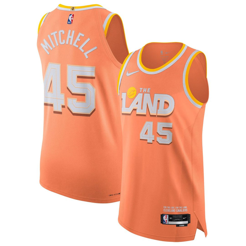 Donovan Mitchell Cleveland Cavaliers Nike Unisex 2025/ 26 Authentic Jersey - City Edition - Orange | NBA Fan Gear