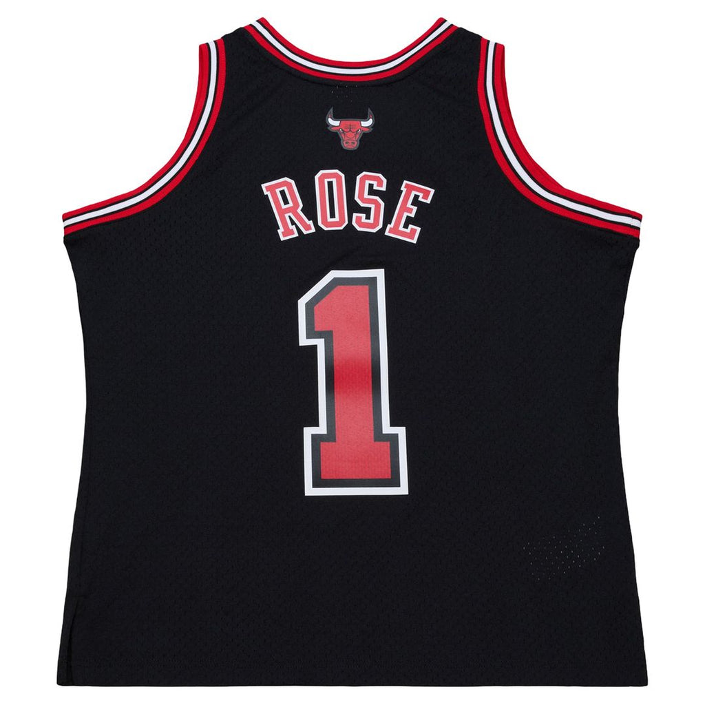 Derrick Rose Chicago Bulls Mitchell & Ness Big & Tall 2010/ 11 Swingman Jersey - Black | NBA Fan Gear