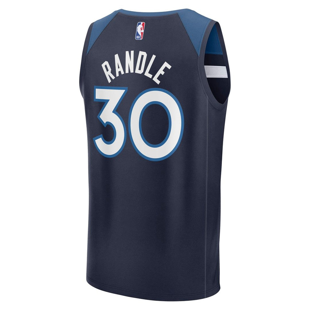 Julius Randle Minnesota Timberwolves Fanatics Fast Break Replica Player Jersey - Icon Edition - Navy | NBA Fan Gear
