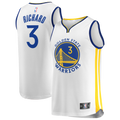 Will Richard Golden State Warriors Fanatics Fast Break Replica Jersey - White - Association Edition | NBA Fan Gear