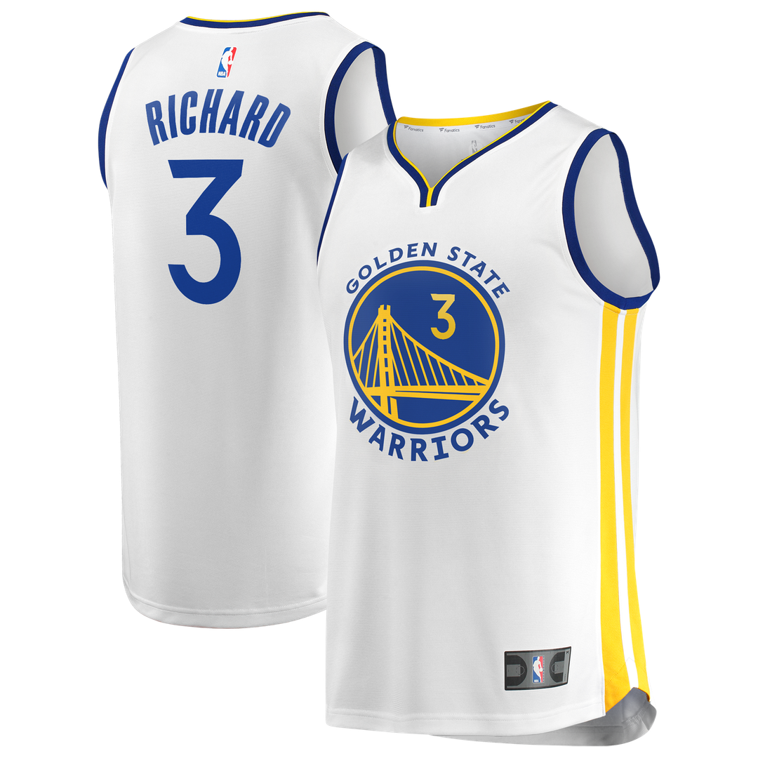 Will Richard Golden State Warriors Fanatics Fast Break Replica Jersey - White - Association Edition | NBA Fan Gear
