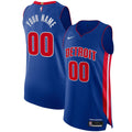 Detroit Pistons Nike Authentic Custom Jersey Blue - Icon Edition | NBA Fan Gear
