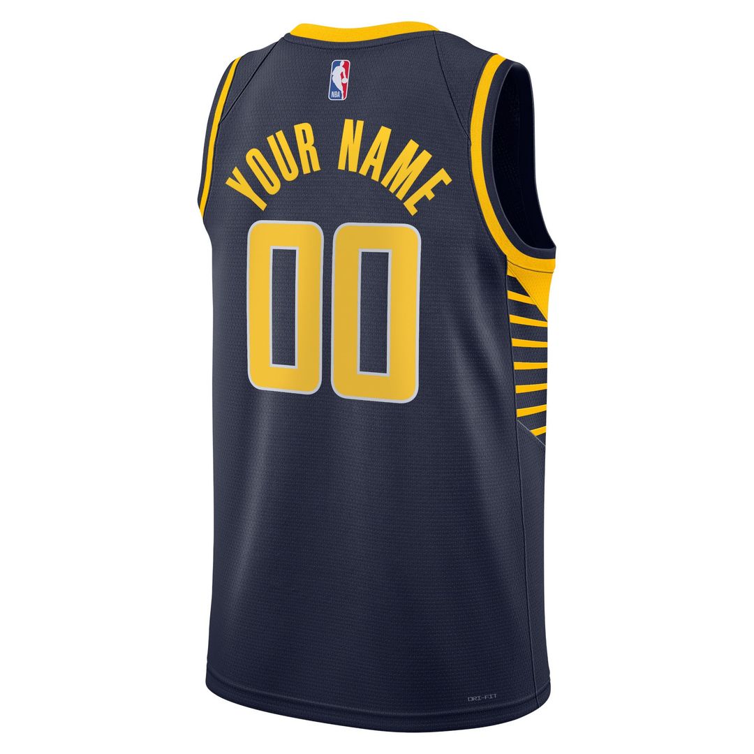 Indiana Pacers Nike Unisex 2022/ 23 Swingman Custom Jersey Navy - Icon Edition | NBA Fan Gear