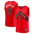 Immanuel Quickley Toronto Raptors Fanatics Fast Break Player Jersey - Icon Edition - Red | NBA Fan Gear