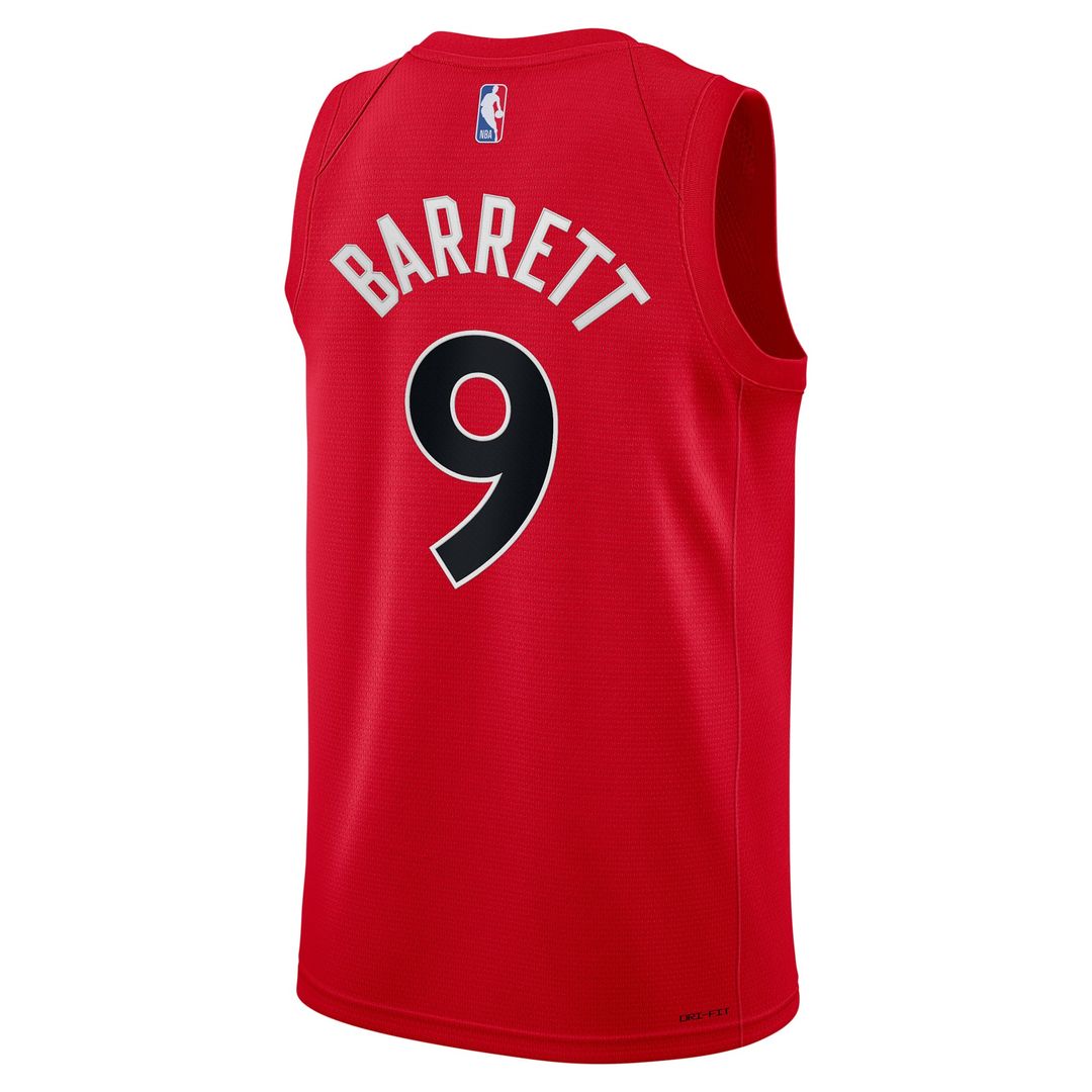 RJ Barrett Toronto Raptors Nike Youth Swingman Jersey - Icon Edition - Red | NBA Fan Gear