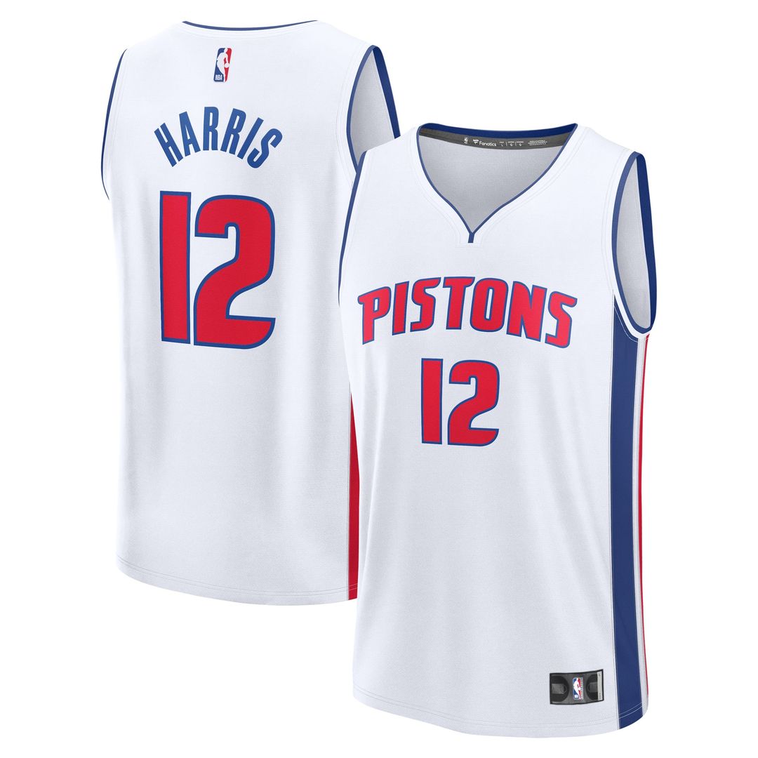 Tobias Harris Detroit Pistons Fanatics Fast Break Replica Player Jersey - Association Edition - White | NBA Fan Gear