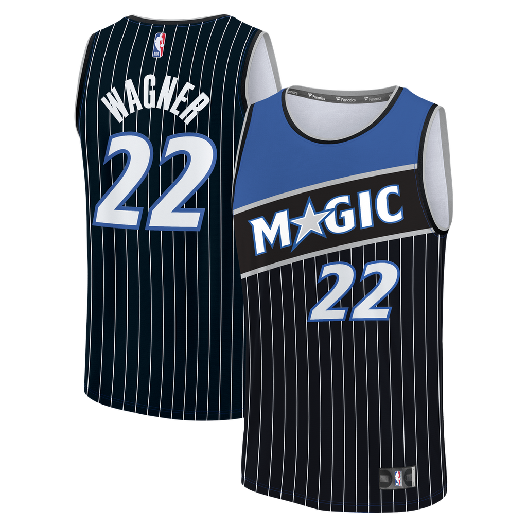 Franz Wagner Orlando Magic Fanatics Youth Fast Break Jersey - Statement Edition - Black | NBA Fan Gear