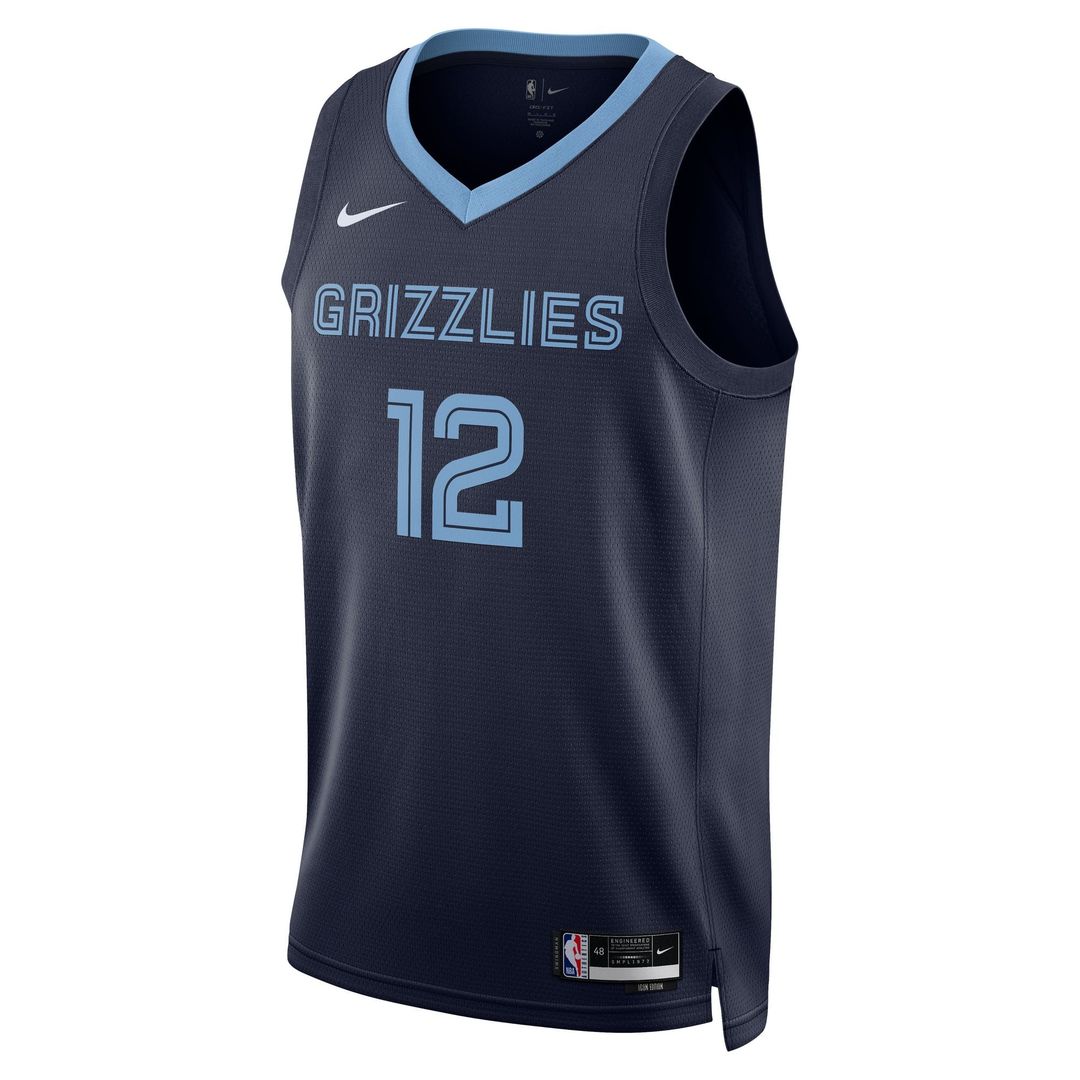 Ja Morant Memphis Grizzlies Nike Unisex Swingman Jersey - Icon Edition - Navy | NBA Fan Gear